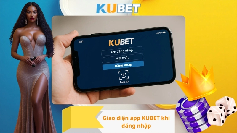Giao diện app KUBET khi đăng nhập