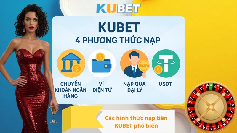 Các hình thức nạp tiền KUBET phổ biến