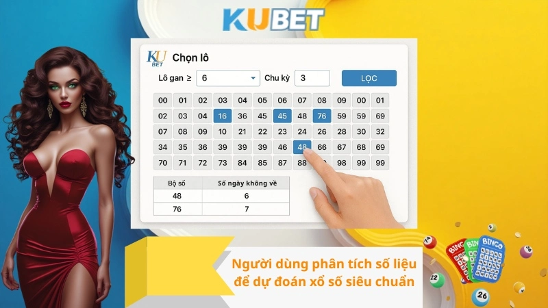 Người dùng phân tích số liệu để dự đoán xổ số siêu chuẩn