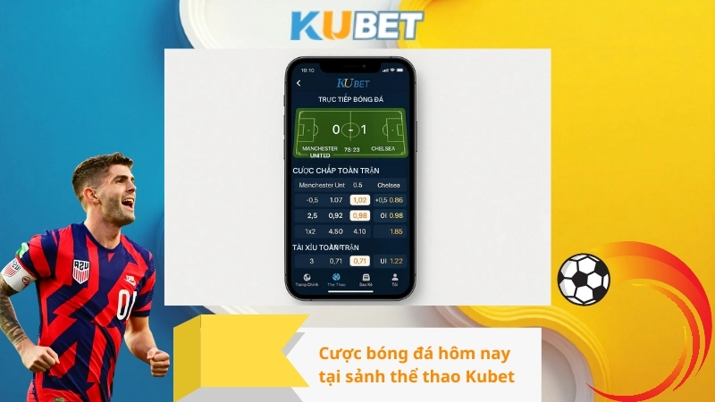 Cược bóng đá hôm nay tại sảnh thể thao Kubet